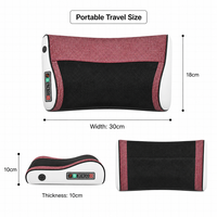Oreiller de massage du cou ergonomique Shiatsu avec chaleur et contrôle multi-vitesses