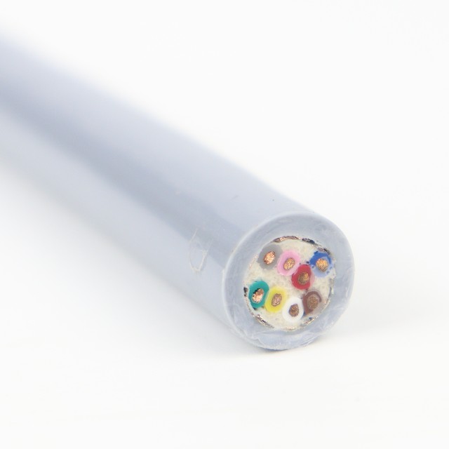 High Flexible PVC Shielded Drag Chain Cable 8x0.5mm2 Resistant Low Temperatures Oil Electromagnetic Interference LIBIN NBR-JTVP
