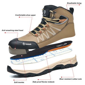 Zapatos de Seguridad Impermeables y Antideslizantes Personalizables, Botas de Trabajo Industriales, Opcionales en 3 Colores. - Product Image 2