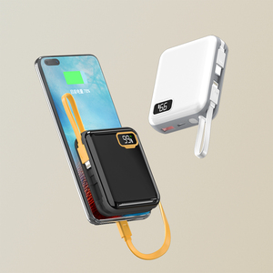 Cargador Portátil 2 en 1, Carga Rápida PD22.5W, Batería Externa de Emergencia de 10000 mAh con Cables - Product Image 1