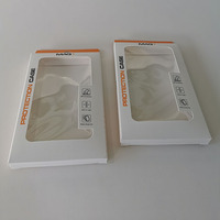 Boîte en papier personnalisée avec support pour câble de données électronique, écouteurs, emballage en papier avec fenêtre, boîte d'emballage électronique