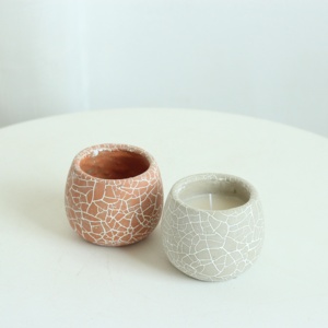 Hiện đại chất lượng cao vòng hình dạng xi măng nến rỗng <span class=keywords><strong>container</strong></span> cho trang trí nội thất - Product Image 4