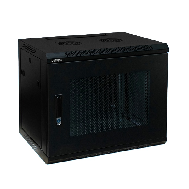 wall mounted network cabinet 4u 6u 9u 12u 15u 18u 22u server cabinet 600mm width vented plate door floor standing server rack