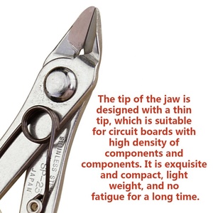 Hot Hand Tool Japan Style Electrical Wire Cable Cutters <strong>Mini</strong> Nose Cutting Nipper Plier Metal Puzzle Modeling Work Side Cutting - Product Image 4