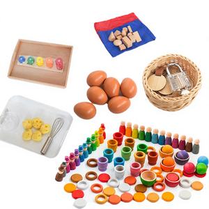 Jouets sensoriels éducatifs Montessori pour enfants de 5 à 7 ans, en bois écologique - Product Image 1