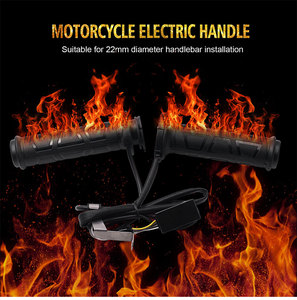 Couvercle de poignée <span class=keywords><strong>chauffante</strong></span> électrique pour système de carrosserie de <span class=keywords><strong>moto</strong></span> adapté à l'installation de guidon de 22mm de diamètre fil chauffant de haute qualité - Product Image 2