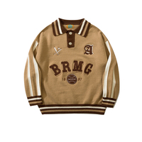 Pull en tricot unisexe de couleur unie pour hommes Logo personnalisé Optique Impression variable Pull à col rond Pull en tricot unisexe