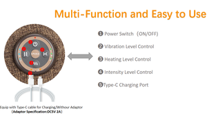 充電式 マッサージシューズ 振動・温熱・空気圧機能付き - どこでも歩きながらリラックス - Product Image 5