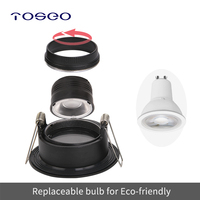 Plafonnier LED anti-éblouissement moderne pour éclairage intérieur, boîtier de downlight, style contemporain
