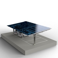 Kit de structure en acier au carbone solaire chinois, matériau Q235B, supports de carport en stock
