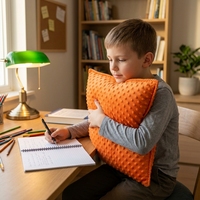 Oreiller vibrant sensoriel à piles pour apaiser et calmer les enfants et adultes autistes, atteints de TDAH et de TDA, besoins spéciaux, vente en gros pour la maison