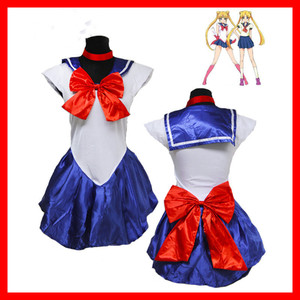<span class=keywords><strong>Sailor</strong></span> <span class=keywords><strong>Moon</strong></span> <span class=keywords><strong>Cosplay</strong></span> kostüm kadınlar kızlar için Usagi Tsukino elbise kıyafet cadılar bayramı etek takım elbise