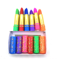Vente en gros de rouge à lèvres hydratant imperméable à l'eau à la mode, 6 tubes papillon, rouge à lèvres changeant de couleur, haute pigmentation, rouge à lèvres repulpant