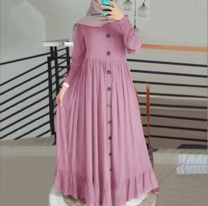 Abito Islamico da Preghiera per Donne Musulmane Arabe, Vestito Lungo alla Moda con Stile Abaya e Hijab, Prodotto da HANO - Product Image 4