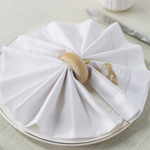Personnalisable Oem Premium Ajouré Blanc <span class=keywords><strong>Coton</strong></span> Lin Mélange Monogramme Serviettes <span class=keywords><strong>de</strong></span> Dîner pour Linge <span class=keywords><strong>de</strong></span> Mariage <span class=keywords><strong>50x50</strong></span> - Product Image 5