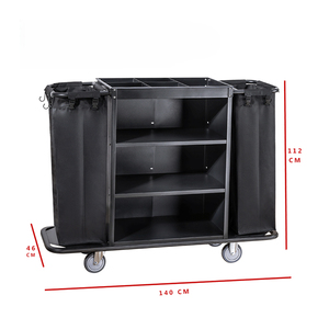 Ticari otel restoran hastane iç<span class=keywords><strong>in</strong></span> dayanıklı temizlik otel market arabası temizlik sepeti - Product Image 2