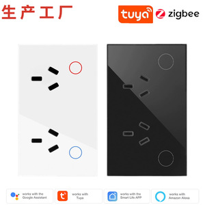 Tuya Smart Australian Standard Zigbee <b>Socket</b> 15A Glass Panel With Power Meter <b>Remote</b> <b>Control</b> SAA Certified - Product Image 5