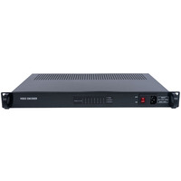 Codificador H265 de 16 canales 1U con 8 HEVC IP, transmisión de video en vivo para IPTV y equipos de transmisión de radio y TV, 1 Ud
