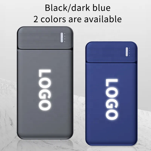 Oem Quà tặng khuyến mãi bán buôn độc đáo phát sáng sáng Led biểu tượng tùy chỉnh sạc Powerbank 10000mAh ngân hàng điện cho điện thoại di động - Product Image 4