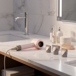 Set Ds 5 pezzi ad alta velocità 110K RPM ventilatore senza sede e asciugacapelli ionico compatto per saloni e automobili - Product Image 1