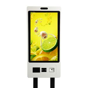 ตู้คีออสก์หน้าจอสัมผัสขนาด 21.5 นิ้ว สำหรับบริการตนเองแบบออลอินวัน รองรับการสั่งซื้อและชำระเงินแบบไร้เงินสด สำหรับร้านอาหารฟาสต์ฟู้ด - Product Image 2