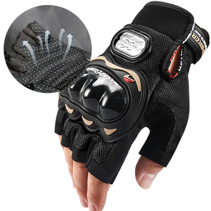 Bán sỉ MTB Motocross đi du lịch phòng tập thể dục biểu tượng tùy chỉnh đường thoáng khí nửa ngón tay Găng tay đi xe đạp cho xe đạp cưỡi - Product Image 1