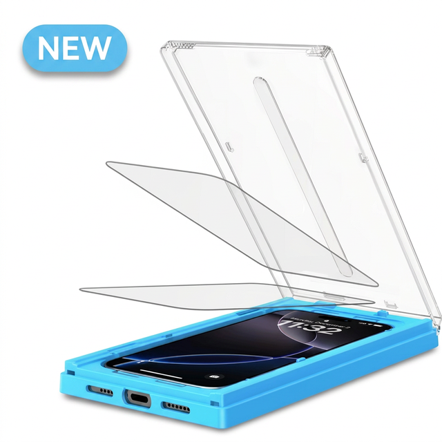 9D Full Coverage Tempered Glass Screen Protector 9H Hardness Anti-Fingerprint Bubble-Free Film for iPhone 16 15 14 Pro Max