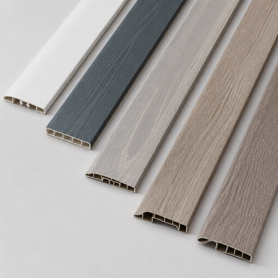 Ada Design Examples SPC Skirting Board Vinyl Wall Base Flooring Accessories Waterproof Wood ...