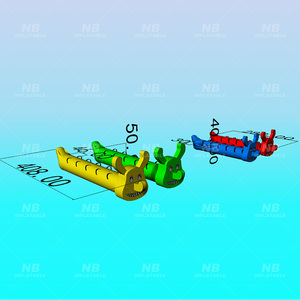 <b>Inflatable</b> Worms Team Building Insect Sausage Jumping <b>Games</b> Toy Racing Walking Tube Ride <b>Game</b> SG075 Team Building <b>Games</b> Inflatab - Product Image 2