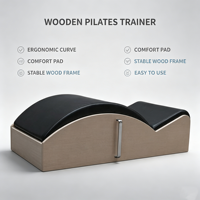 Chaise de Pilates MJD M501C en bois d'érable, correcteur de colonne vertébrale durable, ensemble de cinq pièces, équipement de gym, entraînement personnel de yoga