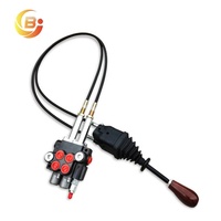 Vanne de commande directionnelle monobloc Junbao série P40 40L-Min à commande électrique bidirectionnelle avec câble de commande à distance pour tracteur et chargeur