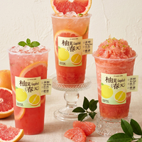 Selai Grapefruit Merah untuk Teh Susu, Bubble Tea, Smoothie, Minuman Buah, Yogurt, Roti Panggang, Kue Kering 1.2kg Kualitas Makanan, Kaya Daging Buah, Grosir