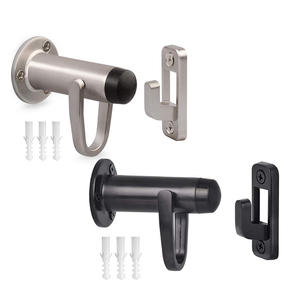 重型圆形钩环式闩锁钩挡壁挂式门托挡块 - Product Image 1