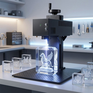<span class=keywords><strong>Machine</strong></span> de gravure au laser miniature portable de bureau, <span class=keywords><strong>machine</strong></span> de marquage au laser 2D 3D à gravure interne sur verre et cristal - Product Image 1