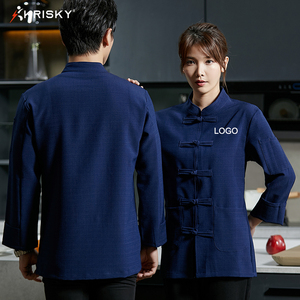 Manteau <span class=keywords><strong>de</strong></span> chef Restaurant & Bar Uniformes <span class=keywords><strong>Cuisine</strong></span> Travail <span class=keywords><strong>Veste</strong></span> À Manches Longues <span class=keywords><strong>Personnalisable</strong></span> Vêtements <span class=keywords><strong>De</strong></span> Chef Pour Femmes - Product Image 6