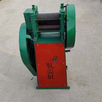Machine manuelle de pointage de fil d'acier avec rouleaux rainurés, réglage de l'écart et roulements NSK pour le dessin des métaux