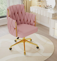 Chaise de bureau à domicile, chaise pour diffusion en direct, chaise d'ordinateur de luxe, chaise de coiffeuse pour chambre de fille, chaise de réception