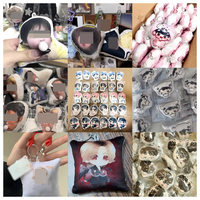 Porte-clés en peluche personnalisé avec photo, cadeau pour fans de célébrités, gadget de concert, jouet à presser qui couine, vente en gros