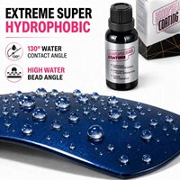 CarSusChem - Revestimiento Cerámico de Borofeno de 50 ml para Detallado de Automóviles, Producto para Múltiples Superficies, Antipolvo, Duración de 7 Años