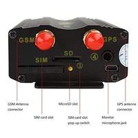 Système de suivi GPS GPRS GSM en temps réel avec fonction d'arrêt à distance du moteur pour moto et véhicule, modèle TK103, garantie de 12 mois