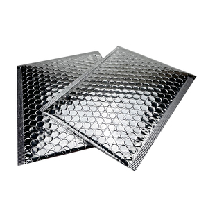 Modern Silver Shield Foil Bubble Mailer Food Safety Waterproof Shakeproof Cooler Bag for Meal <strong>Kits</strong> Chocolate Candies <strong>Mail</strong> - Product Image 2