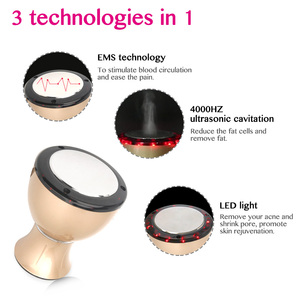 <span class=keywords><strong>Appareil</strong></span> à ultrasons 3 en 1, accessoire électrique de cavitation 40k, <span class=keywords><strong>anti</strong></span>-<span class=keywords><strong>cellulite</strong></span>, brûleur de graisse, à usage domestique - Product Image 2