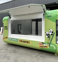 Camion de vente de glaces artisanales sur mesure avec congélateur de présentation et armoire de service pour la vente ambulante sur les plages et dans les zones touristiques