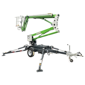 Nacelle élévatrice articulée télescopique hydraulique diesel-électrique remorquable 10-24m avec moteur et boîte <span class=keywords><strong>de</strong></span> vitesses 200-300kg - Product Image 6