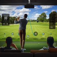 Projecteur laser 4K UHD AK700ST 4000AL à courte focale pour simulateur de golf, home cinéma, entreprise, éducation