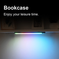 Armoire à vin Armoire RGB Multicolore Ambiant Sous L'armoire Capteur De Mouvement Lumière LED Bar Rechargeable Magnétique Installer