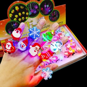 Bagues lumineuses clignotantes d'origine, cadeaux de fête Neno, bagues LED en plastique pour enfants et adultes, cadeaux de Noël - Product Image 2