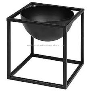 Jardinière d'intérieur en fer doré pour jardin - Product Image 6