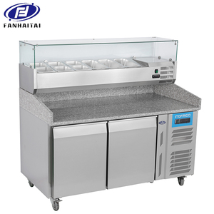 sándwich mesas de preparación de ensalada refrigerador <span class=keywords><strong>bar</strong></span> ensalada de Pizza 2 puerta contra refrigerador con <span class=keywords><strong>el</strong></span> visualizador - Product Image 1