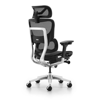 Chaise de bureau ergonomique de haute qualité avec appui-tête réglable de soutien lombaire et usine de contrôle de fil-Chaise de patron vendue directement